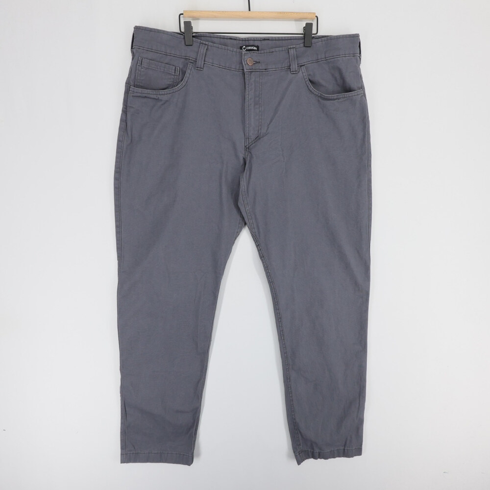 Origin MOAB Pants Mens 40x34 Gray Relaxed Fit Stretch Canvas Workwear Made USA